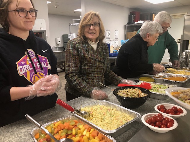 Kiwanis serving at HALO