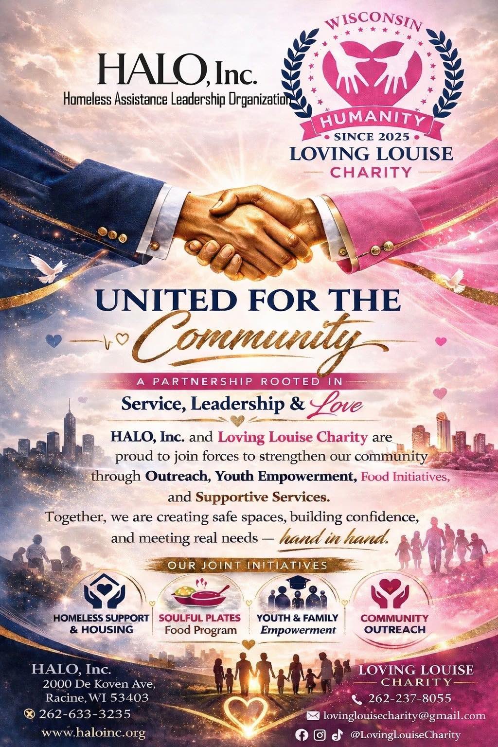 HALO, Inc. and Loving Louise Charity partner