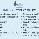 HALO Racine donations needed